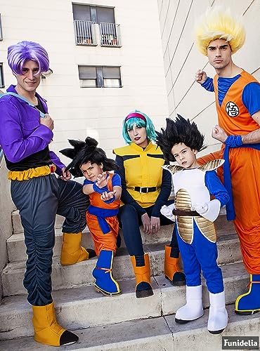 Funidelia | Disfraz de Trunks Dragon Ball para hombre Bola de Dragón, Manga, Saiyan - Disfraz para adultos y divertidos accesorios para Fiestas, Carnaval y Halloween - Talla L - Morado