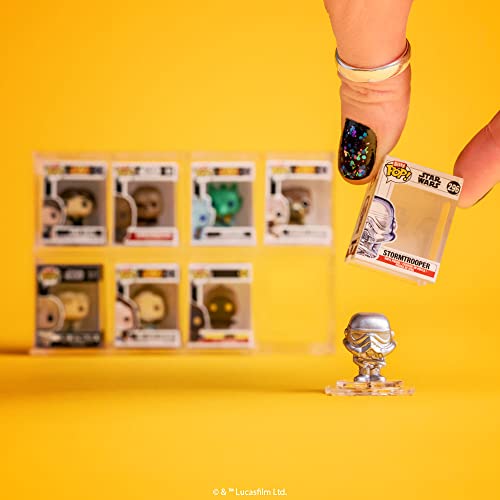 Funko Bitty POP! Star Wars - Han Solo 4 Paquete Incluye Han Solo™, Chewbacca™, Greedo™, And A Mystery Figure Y Una Mini Figura Misteriosa De Sorpresa - 2.3 Cm - Figuras Miniaturas Coleccionables