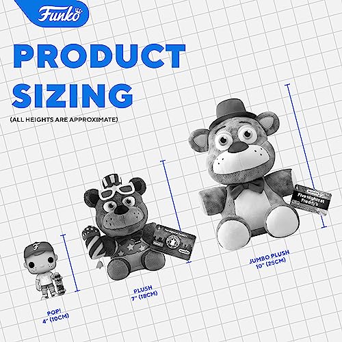 Funko Plush: Five Nights At Freddy's (FNAF) TieDye - Freddy FazbearPeluche Coleccionable - Idea de Regalo de Cumpleaños- Mercancia Oficial Muñeco para Niños y Adultosnovias y Novios