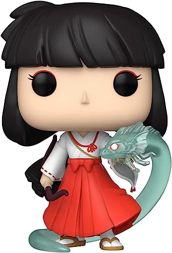 Funko Pop! Animation: Inuyasha - Kikyo - Brilla en la Oscuridad - Translúcido - Exclusiva Amazon - Figura de Vinilo Coleccionable - Idea de Regalo- Mercancia Oficial - Juguetes para Niños y Adultos