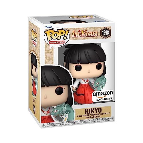 Funko Pop! Animation: Inuyasha - Kikyo - Brilla en la Oscuridad - Translúcido - Exclusiva Amazon - Figura de Vinilo Coleccionable - Idea de Regalo- Mercancia Oficial - Juguetes para Niños y Adultos