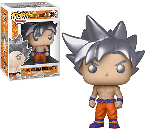 Funko Pop! Anime: Dragonball Super – Goku Ultra Instinct Form Funko Pop! Figura de vinilo (incluye funda protectora para caja de pop)