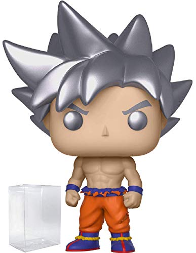 Funko Pop! Anime: Dragonball Super – Goku Ultra Instinct Form Funko Pop! Figura de vinilo (incluye funda protectora para caja de pop)