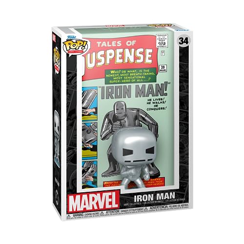 Funko Pop! Comic Cover: Marvel - Tales of Suspense #39 - Figura de Vinilo Coleccionable - Idea de Regalo- Mercancia Oficial - Juguetes para Niños y Adultos - Muñeco para Coleccionistas