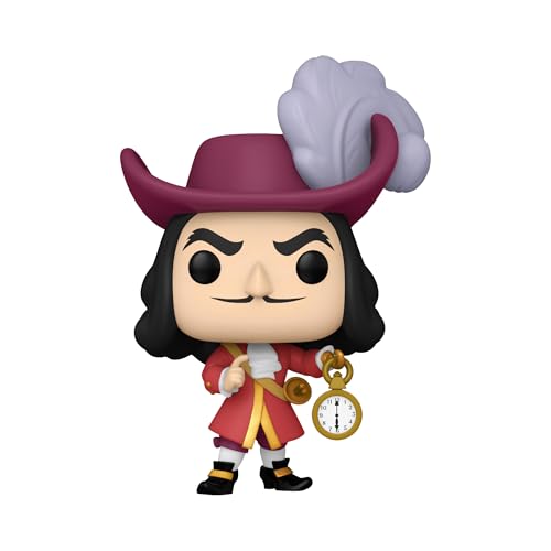 Funko Pop! Disney: Peter Pan 70th - Captain Hook - Capitán Garfio - Figura de Vinilo Coleccionable - Idea de Regalo- Mercancia Oficial - Juguetes para Niños y Adultos - Movies Fans