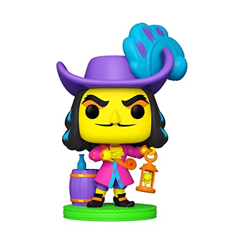 Funko Pop! Disney: Villains - Hook - (Blacklight) - Disney Villains - Figura de Vinilo Coleccionable - Idea de Regalo- Mercancia Oficial - Juguetes para Niños y Adultos - Movies Fans