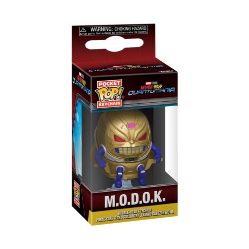 Funko Pop! Keychain Marvel: Ant-Man Quantumania - Modok - M.O.D.O.K. - Minifigura de Vinilo Coleccionable Llavero Original - Relleno de Calcetines - Idea de Regalo- Mercancia Oficial - Movies Fans