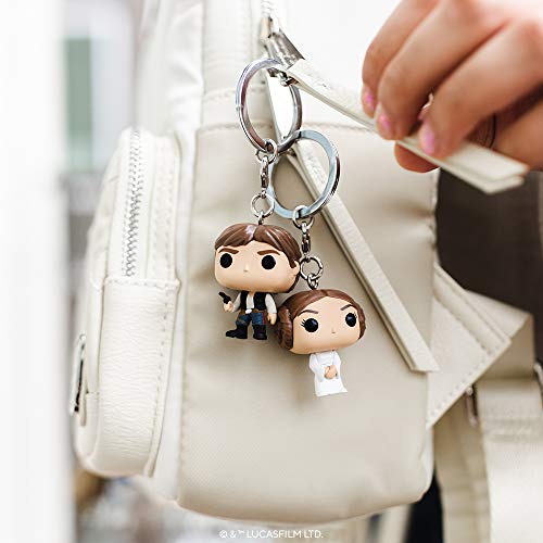 Funko Pop! Keychain: Star Wars - Princess Leia - Princesa Leia - Minifigura de Vinilo Coleccionable Llavero Original - Relleno de Calcetines - Idea de Regalo- Mercancia Oficial - Movies Fans