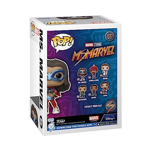 Funko Pop! Marvel: Ms. Marvel - Figura de Vinilo Coleccionable - Idea de Regalo- Mercancia Oficial - Juguetes para Niños y Adultos - TV Fans - Muñeco para Coleccionistas y Exposición