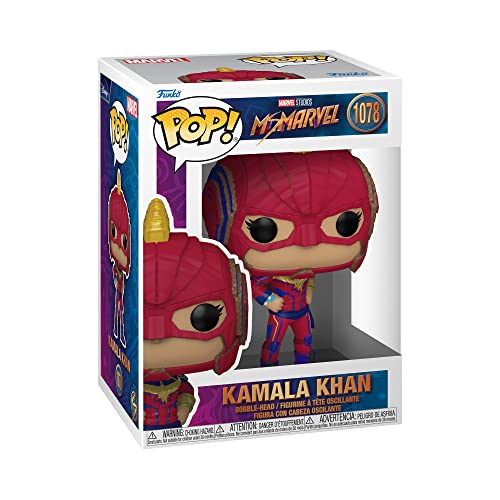 Funko Pop! Marvel: Ms. Marvel - Kamala Khan - Figura de Vinilo Coleccionable - Idea de Regalo- Mercancia Oficial - Juguetes para Niños y Adultos - TV Fans - Muñeco para Coleccionistas y Exposición