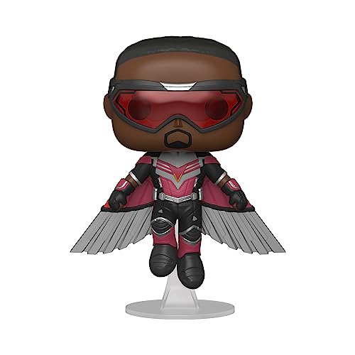 Funko Pop! Marvel: The Falcon & Winter Soldier - Falcon - (Flying Pose) - The Falcon And The Winter Soldier - Figura de Vinilo Coleccionable - Idea de Regalo- Mercancia Oficial - TV Fans