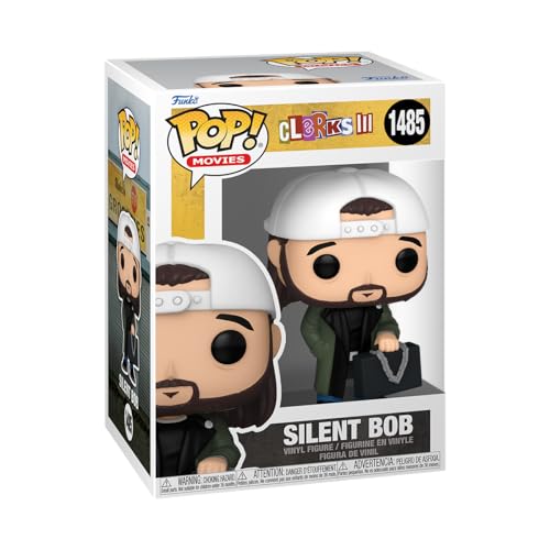 Funko POP! Movies: Clerks 3 - Silent Bob, 4-inch, POP! Movie, Collectible, Toys - Figuras Miniaturas Coleccionables Para Exhibición - Idea De Regalo - Mercancía Oficial - Juguetes Para Niños Y Adultos