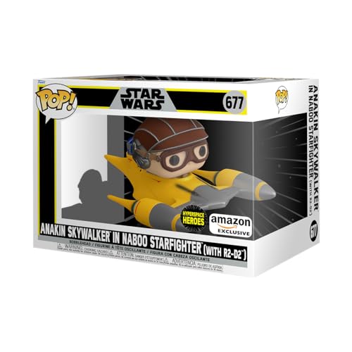 Funko POP! Ride Deluxe: SW - Anakin In N. STRFTR - Star Wars - Exclusivo De Amazon - Figuras Miniaturas Coleccionables Para Exhibición - Idea De Regalo - Mercancía Oficial - Fans De Movies