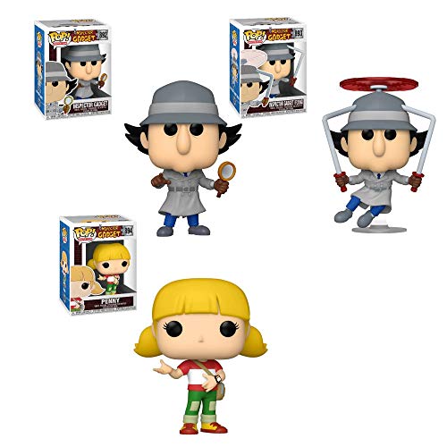 Funko Pop! Set of 3 - Inspector Gadget: Inspector Gadget, Inspector Gadget Flying and Penny