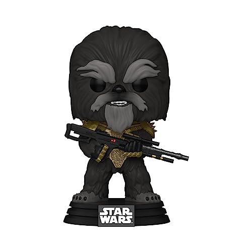 Funko Pop! Star Wars: BoBF - Black Krrsantan with BG - Star Wars: The Book of Boba Fett - Figura de Vinilo Coleccionable - Idea de Regalo- Mercancia Oficial - Juguetes para Niños y Adultos - TV Fans