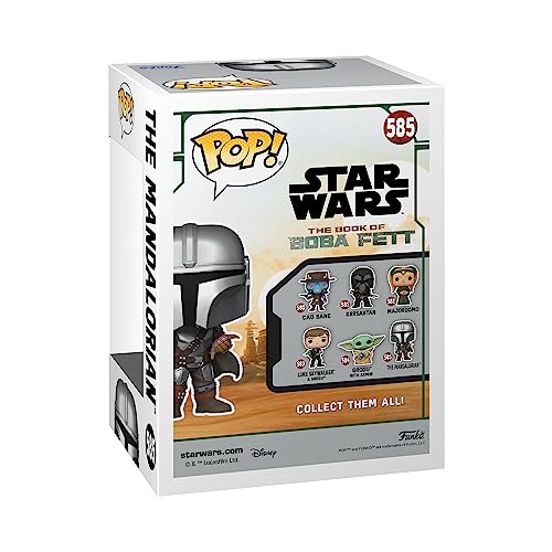 Funko Pop! Star Wars: BoBF - The Mandalorian - Mando with Pouch - Star Wars: The Book of Boba Fett - Figura de Vinilo Coleccionable - Idea de Regalo- Mercancia Oficial - Juguetes para Niños y Adultos