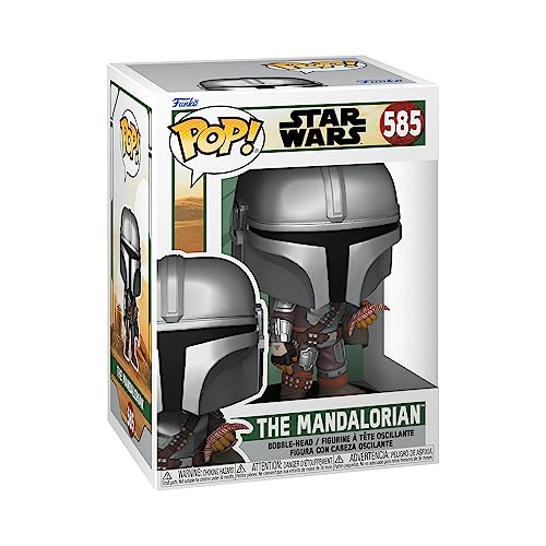 Funko Pop! Star Wars: BoBF - The Mandalorian - Mando with Pouch - Star Wars: The Book of Boba Fett - Figura de Vinilo Coleccionable - Idea de Regalo- Mercancia Oficial - Juguetes para Niños y Adultos