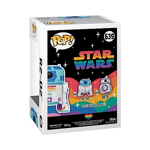Funko Pop! Star Wars: Pride 2023- R2-D2 - Figura de Vinilo Coleccionable - Idea de Regalo- Mercancia Oficial - Juguetes para Niños y Adultos - Movies Fans - Muñeco para Coleccionistas
