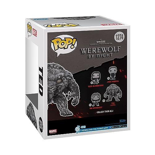 Funko Pop! Super: Werewolf by Night - Man-Thing - Figura de Vinilo Coleccionable - Idea de Regalo- Mercancia Oficial - Juguetes para Niños y Adultos - TV Fans - Muñeco para Coleccionistas