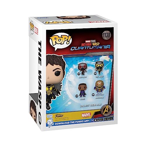 Funko Pop! Vinyl Marvel: Ant-Man Quantumania - Wasp - 1/6 de Probabilidades de Obtener la RARA Variante Chase - Figura de Vinilo Coleccionable - Idea de Regalo- Mercancia Oficial - Movies Fans