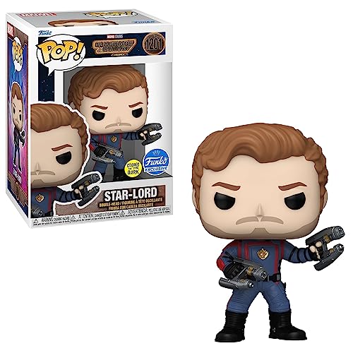 Funko POP Vinyl Marvel: GOTG3 - Star-Lord - Glow in The Dark Collectible Figure, Guardians of The Galaxy: Volume 3