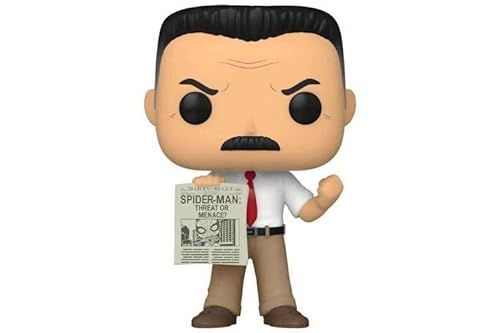 Funko Spider Man J. Jonah Jameson Pop Figura de Vinilo Entertainment Earth Exclusiva, Multicolor, 64807