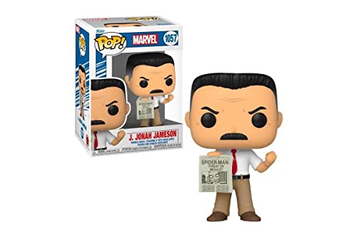 Funko Spider Man J. Jonah Jameson Pop Figura de Vinilo Entertainment Earth Exclusiva, Multicolor, 64807