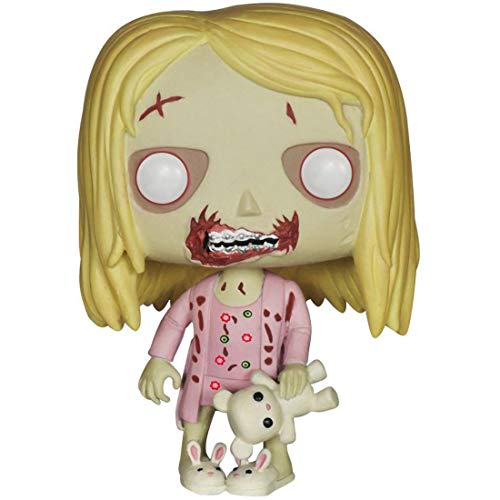 Funko Teddy Bear Girl: Walking Dead x POP! TV Vinyl Figure & 1 POP! Compatible PET Plastic Graphical Protector Bundle [#154 / 04244 - B]