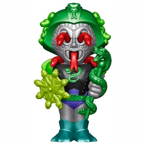 Funko Vinyl Soda, Motu, Snake Face, Metallic, 1/6 Odds for Rare Chase Variant, Masters of The Universe, Exclusiva Amazon, Figura de Vinilo Coleccionable, Idea de Regalo, Merchandise Oficial