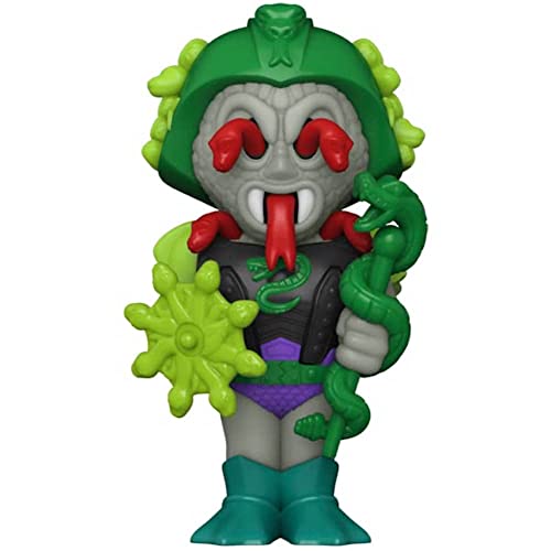 Funko Vinyl Soda, Motu, Snake Face, Metallic, 1/6 Odds for Rare Chase Variant, Masters of The Universe, Exclusiva Amazon, Figura de Vinilo Coleccionable, Idea de Regalo, Merchandise Oficial