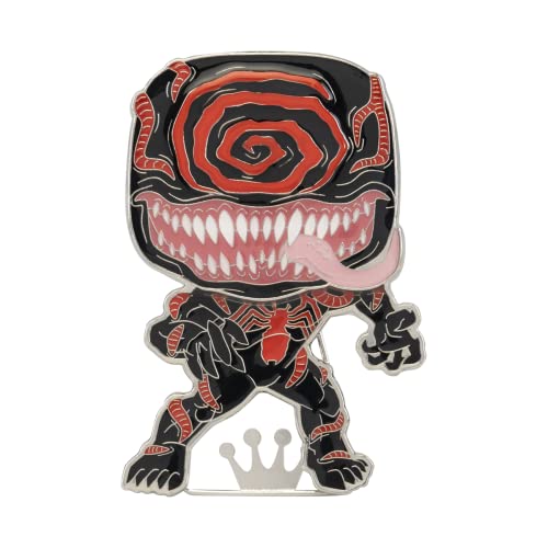 Funko,Loungefly POP! Large Enamel Pin MARVEL: VENOM CORRUPTED - Venom - Marvel Comics - Cómics Marvel Pins de Esmalte- Broche Coleccionable - para Mochilas Y Bolsos - Idea de Regalo