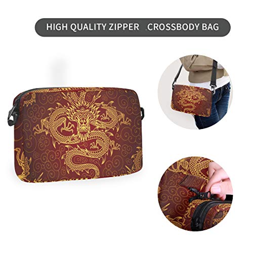 Funnyy Mochila de dragón Chino Tribal étnico extraíble Bolsa de Hombro Escuela computadora Bolsa Bandolera Mochila para niños niñas