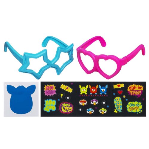 Furby El juego de accesorios para gafas incluye las 4 variantes de paquete por lo que 8 marcos en total. !