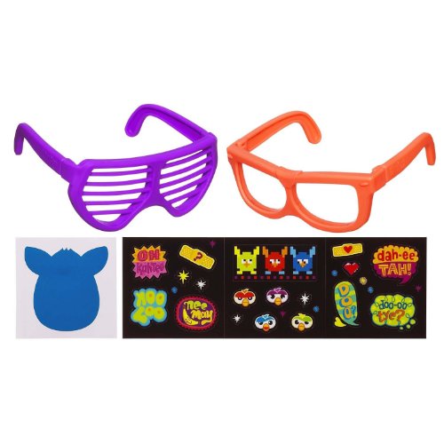 Furby El juego de accesorios para gafas incluye las 4 variantes de paquete por lo que 8 marcos en total. !