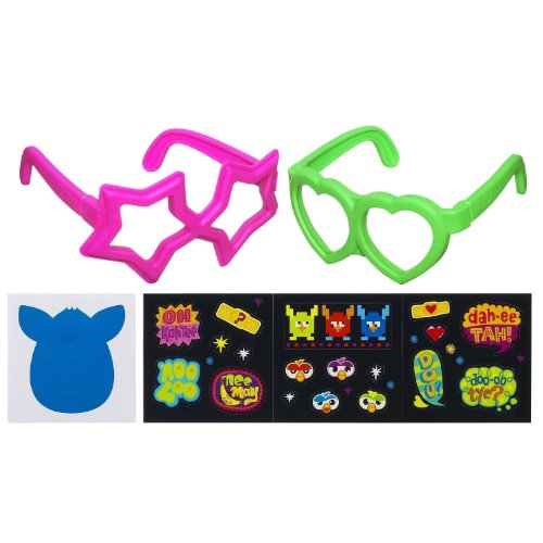 Furby El juego de accesorios para gafas incluye las 4 variantes de paquete por lo que 8 marcos en total. !