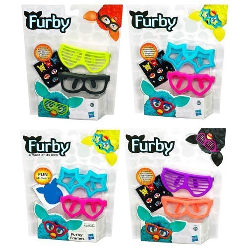 Furby El juego de accesorios para gafas incluye las 4 variantes de paquete por lo que 8 marcos en total. !