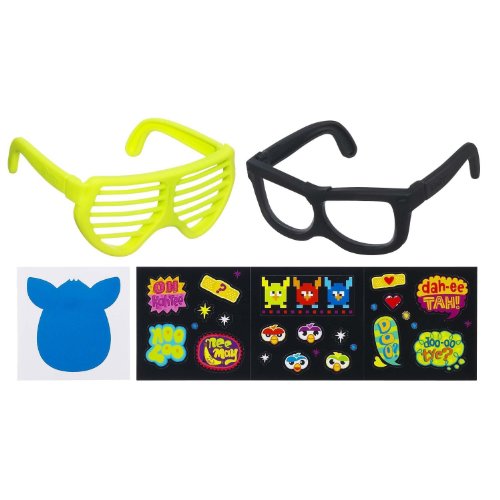 Furby El juego de accesorios para gafas incluye las 4 variantes de paquete por lo que 8 marcos en total. !