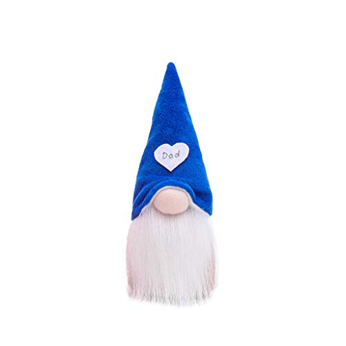 FUZYXIH Gnomo del día de la madre I Love Mom Dad Flower Tomte sueco Nisse escandinavo elfo enano granja decoración de cocina estante bandeja escalonada decoración Tomte sueco Nisse elfo