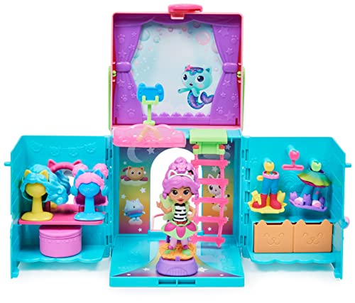 Gabby's Dollhouse, Conjunto de Juego portátil Armario arcoíris con muñeca de Gabby, Sorpresa y Accesorios para Hacer Fotos, Juguetes para niños a Partir de 3 años, Color, Medium (Spin Master 6064153)