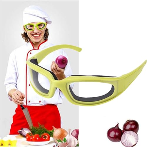 Gafas para Cortar Cebolla, Gafas de cebolla Anti-picante Gafas de corte de cebolla Gafas protectoras Protector de ojos Aparato de cocina para picar cebolla cocinar a la parrilla