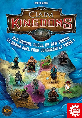 Game Factory- Claim Kingdoms, el Gran Duelo Alrededor del Trono Mesa para 2 Personas, Juego de Sociedad, Color (646269)