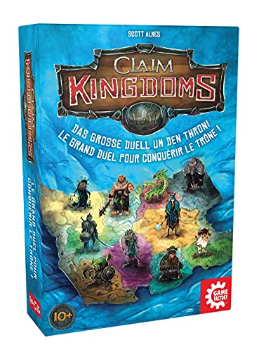 Game Factory- Claim Kingdoms, el Gran Duelo Alrededor del Trono Mesa para 2 Personas, Juego de Sociedad, Color (646269)