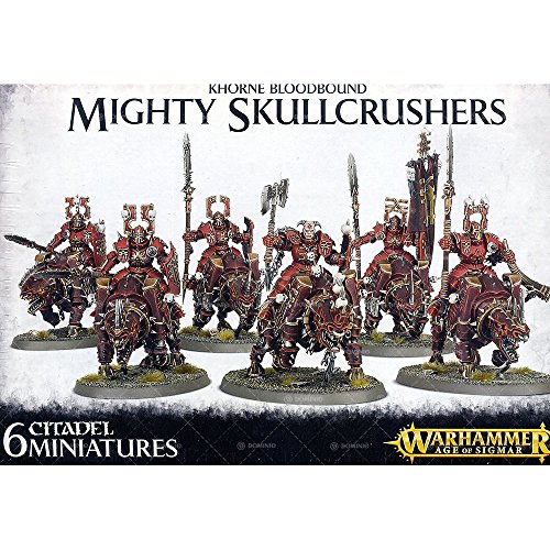 Games Workshop- Khorne Bloodbound Mighty Skullcrushers Mesa y Juegos en Miniatura (FBA_83-13)