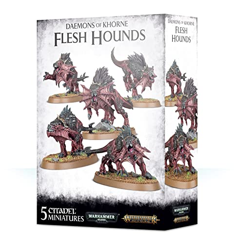 Games Workshop - Warhammer Age of Sigmar - Warhammer 40,000 - Demonios de sabuesos de Carne Khorne