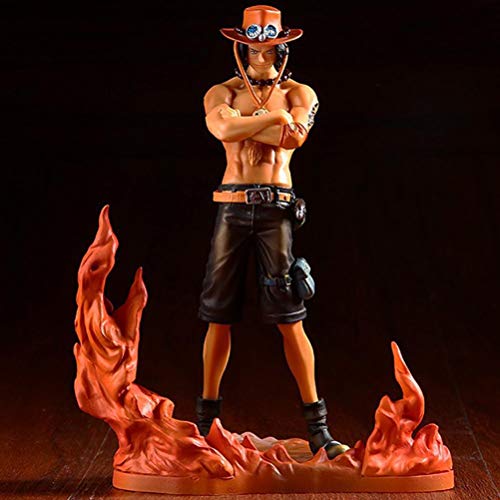 Ghzste Juego de 3 figuras de una pieza, figura luffy de una pieza, figuras de anime, figuras de Ace, decoración de accesorios, juego de figuras de anime, figura de dibujos animados, modelo