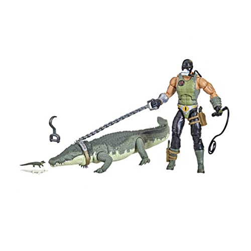 G.I. Joe Classified Series Croc Master & Fiona Figuras de acción 38 Juguetes coleccionables de Primera Calidad con Accesorios de 6 Pulgadas a Escala de Paquete de Arte Personalizado