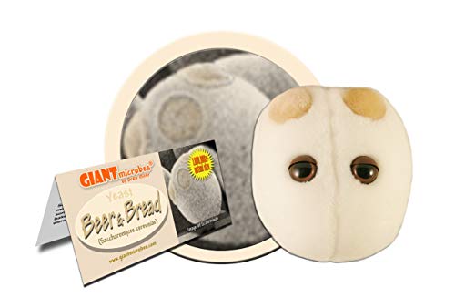 Giantmicrobes - Peluche Microbio gigante - Versión llavero Key Ring Pan y cerveza levadura (Beer and Bread)