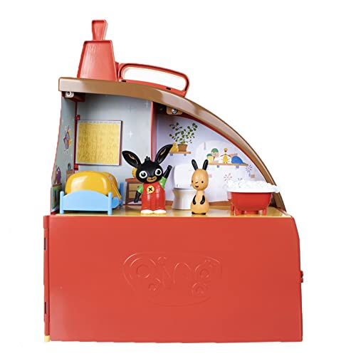 Giochi Preziosi Bing La Casa Grande de Juego con 2 Personajes, 3 Habitaciones y Mucho Muebles Accesorios para Niños a Partir de 18 Meses, Multicolor, BNG36100, Multicolor