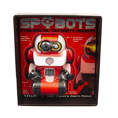 Giochi Preziosi Spy Bots - T.R.I.P. Potente Robot Equipado con Trampa de Rayos LED con él a tu Lado Eres el Seguro, para niños a Partir de 6 años, PYB02000