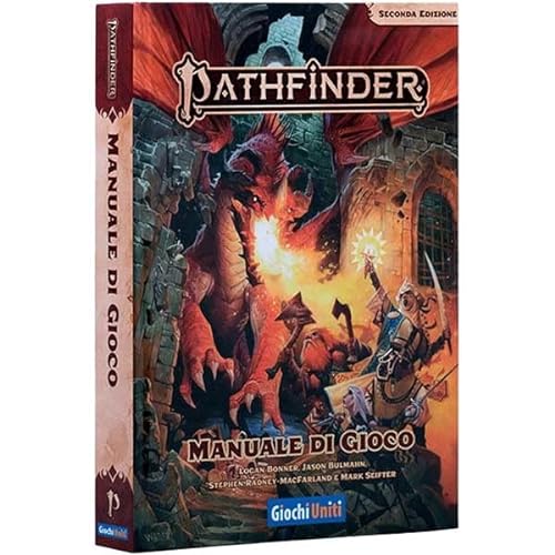 Giochi Uniti Pathfinder Segunda Edición: Manual de Juego, Primera reimpresión, Juego de rol, 12+, Edición Italiana, GU3624